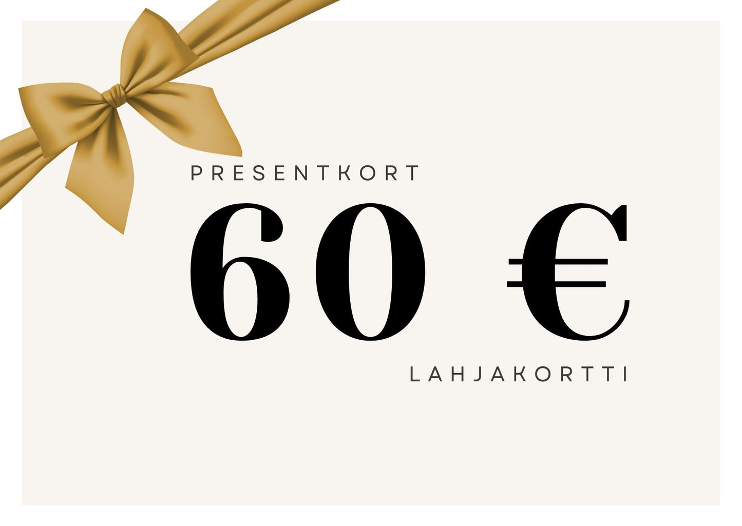 Presentkort - Lahjakortti