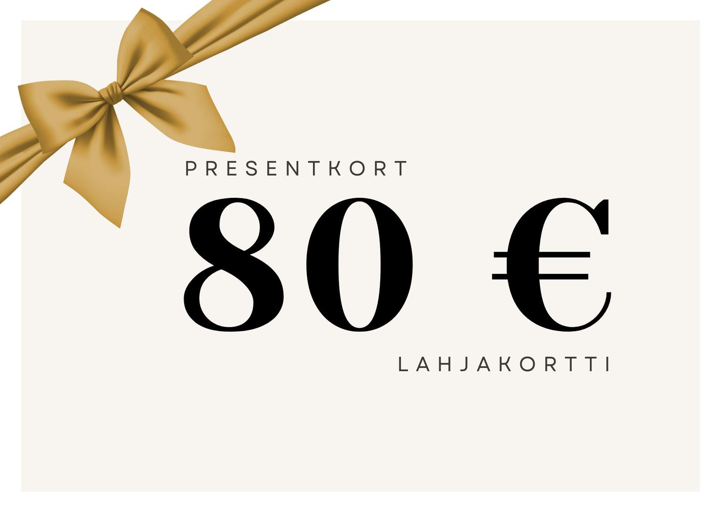 Presentkort - Lahjakortti