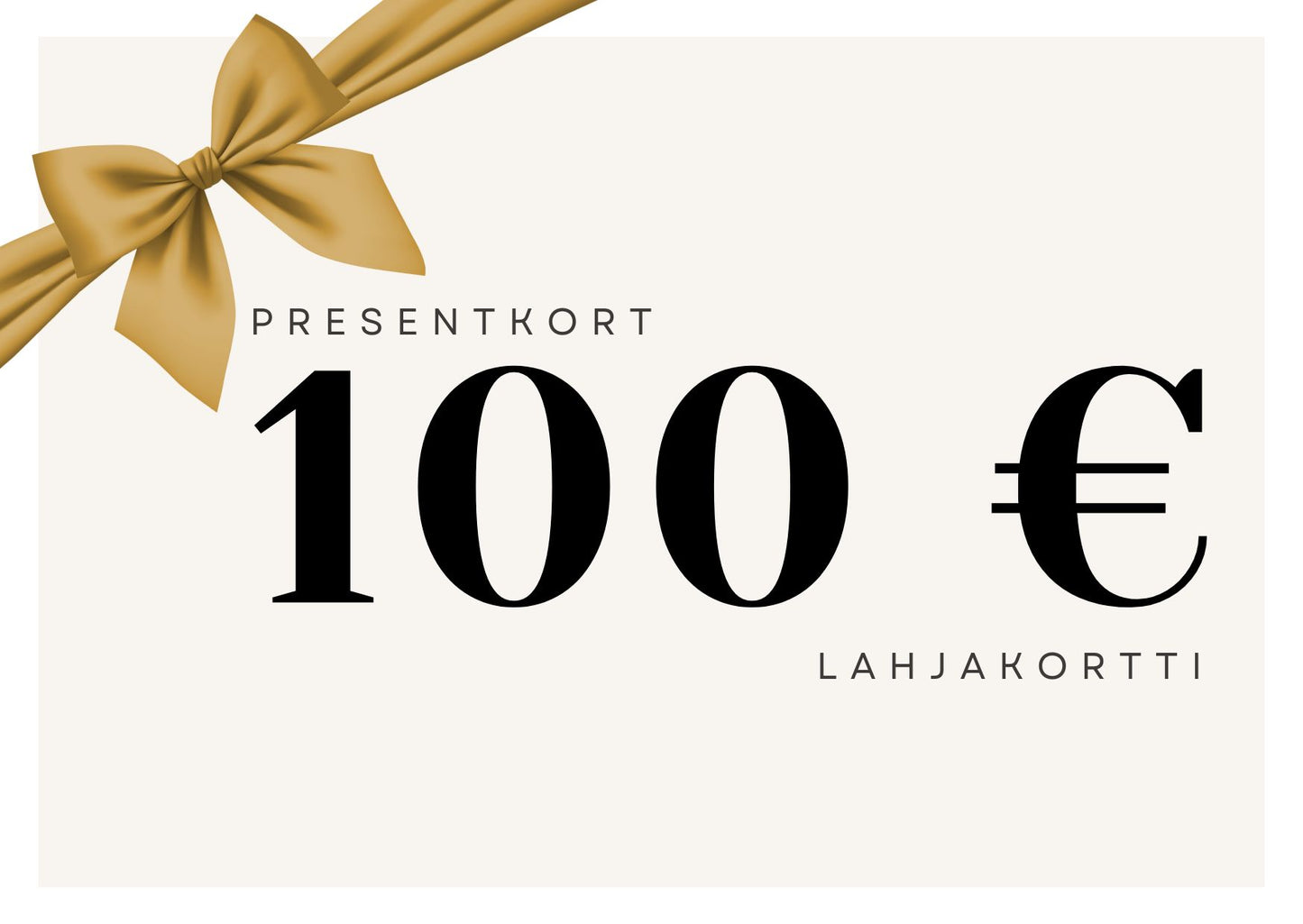 Presentkort - Lahjakortti